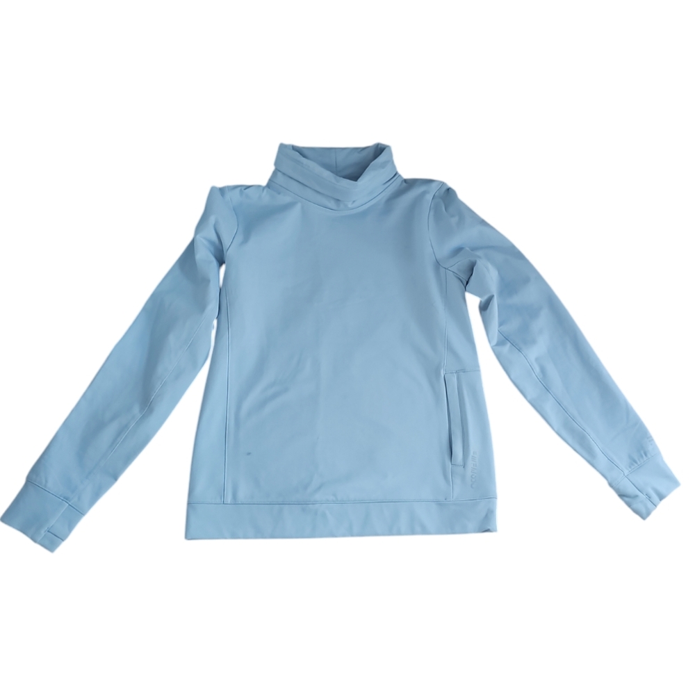 FWD Insulated Light Blue Pullover Sweatshirt Womens Size XL